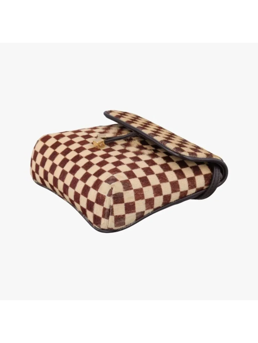 Louis Vuitton Gazelle Brown Ebene Damier Sauvage Calf Hair